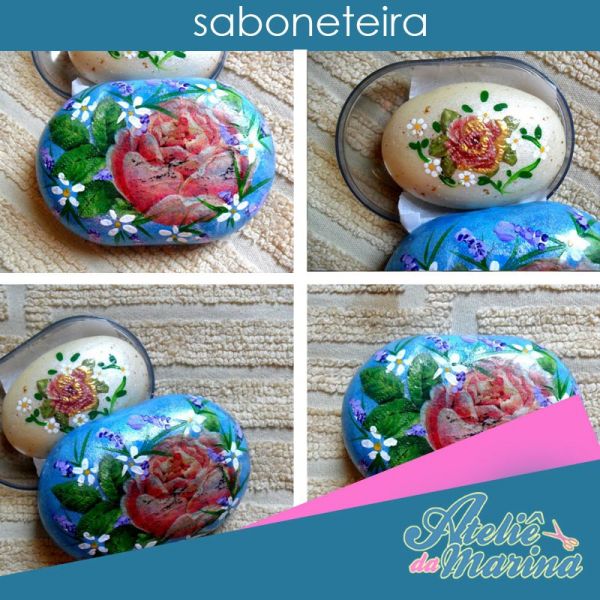 Saboneteira- Decoupage